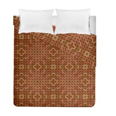 Mosaic Triangle Symmetry Duvet Cover Double Side (full/ Double Size) by Pakrebo