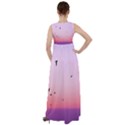 My Flock - Pastel Empire Waist Velour Maxi Dress View2