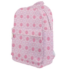 Traditional Patterns Pink Octagon Classic Backpack by Pakrebo