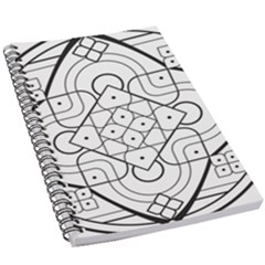 Mandala Drawing Dyes Page 5 5  X 8 5  Notebook by Pakrebo