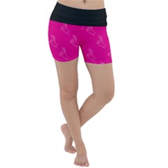 A-ok Perfect Handsign Maga Pro-trump Patriot On Pink Background Lightweight Velour Yoga Shorts by snek