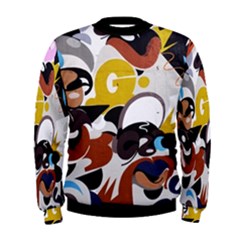 Graffiti Urban Colorful Graffiti City Wall Hip Hop Music Singers Men s Sweatshirt by genx