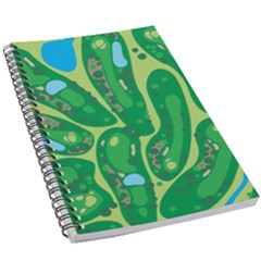 Golf Course Par Golf Course Green 5 5  X 8 5  Notebook by Pakrebo