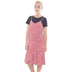 Background Polka Dots Pink Camis Fishtail Dress by Mariart