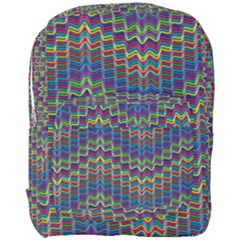 Decorative Ornamental Abstract Wave Full Print Backpack by Mariart