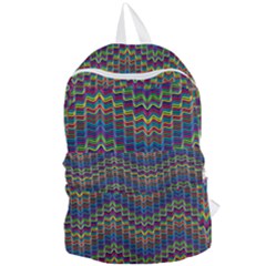 Decorative Ornamental Abstract Wave Foldable Lightweight Backpack by Mariart