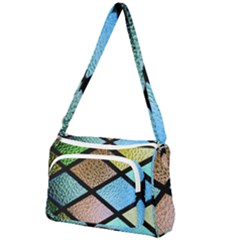 Stained Glass Soul Front Pocket Crossbody Bag by WensdaiAmbrose