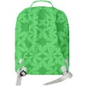 Green Magenta Wallpaper Seamless Pattern Double Compartment Backpack View3