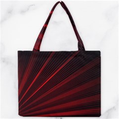 Line Geometric Red Object Tinker Mini Tote Bag by Mariart