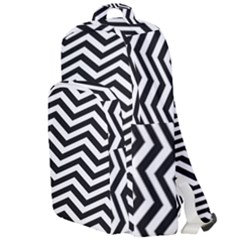 Zigzag Chevron Double Compartment Backpack by Mariart