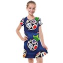 Textile Football Soccer Fabric Kids  Cross Web Dress View1