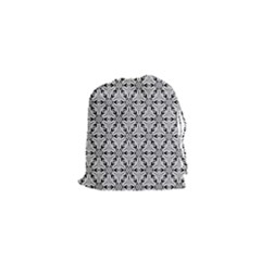 Ornamental Checkerboard Drawstring Pouch (xs) by Mariart