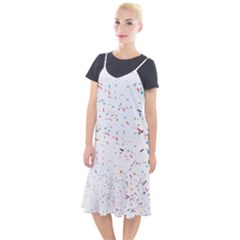 Ribbon Polka Camis Fishtail Dress by Mariart