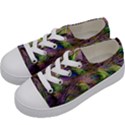 Peacock Feathers Kids  Low Top Canvas Sneakers View2