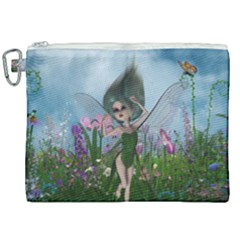 Cute Little Fairy Canvas Cosmetic Bag (xxl) by FantasyWorld7