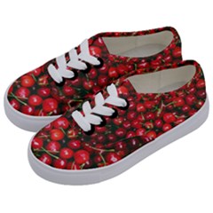 Cherries Jubilee Kids  Classic Low Top Sneakers by WensdaiAmbrose