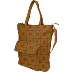 Western Pattern Backdrop Shoulder Tote Bag by Mariart