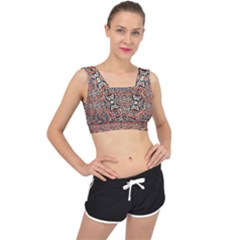 Ml-7-7 V-back Sports Bra by ArtworkByPatrick