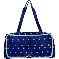 Navy Polka Dot Multi Function Bag by WensdaiAmbrose