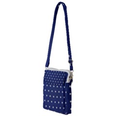 Navy Polka Dot Multi Function Travel Bag by WensdaiAmbrose