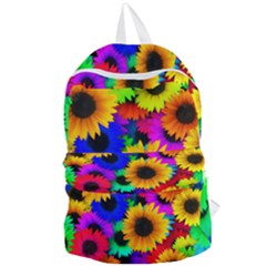 Sunflower Colorful Foldable Lightweight Backpack by Mariart