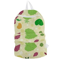 Leaves Background Leaf Foldable Lightweight Backpack by Mariart