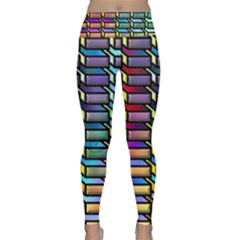 Pattern Background Creativity Lightweight Velour Classic Yoga Leggings by Pakrebo