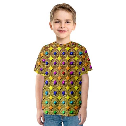 Background  Kaleidoscope Kids  Sport Mesh Tee by Pakrebo