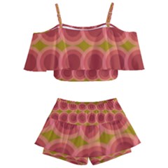 Zappwaits Retro Kids  Off Shoulder Skirt Bikini by zappwaits
