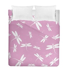 Dragonflies Pattern Duvet Cover Double Side (full/ Double Size) by Valentinaart