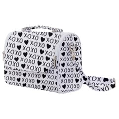 Xo Valentines Day Pattern Satchel Shoulder Bag by Valentinaart