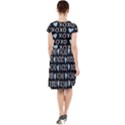 XO Valentines day pattern Cap Sleeve Midi Dress View2