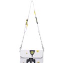 Spacecraft Star Emoticon Travel Mini Crossbody Handbag View1