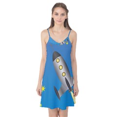 Rocket Spaceship Space Travel Nasa Camis Nightgown by Wegoenart