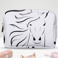 Animal Equine Face Horse Make Up Pouch (medium) by Wegoenart