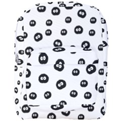 Totoro - Soot Sprites Pattern Full Print Backpack by Valentinaart