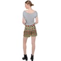 Red & Black Hearts - olive Stretch Ripstop Shorts View2