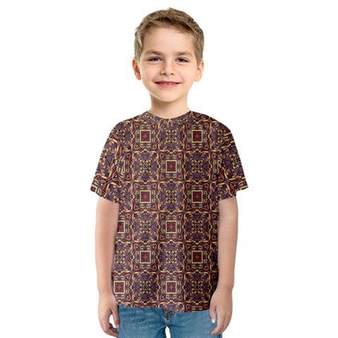 Pattern Decoration Art Ornate Kids  Sport Mesh Tee by Pakrebo