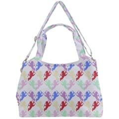 Colorful Cherubs White Double Compartment Shoulder Bag by snowwhitegirl