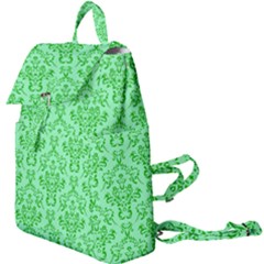 Victorian Paisley Green Buckle Everyday Backpack by snowwhitegirl