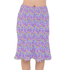 Paisley Lilac Sundaes Mermaid Skirt by snowwhitegirl