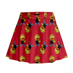 Golden Zombie Mini Flare Skirt by snowwhitegirl