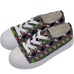 That s How I Roll - Grey - Kids  Low Top Canvas Sneakers by WensdaiAmbrose