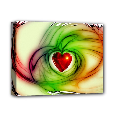 Heart Love Luck Abstract Deluxe Canvas 14  X 11  (stretched) by Pakrebo