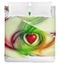 Heart Love Luck Abstract Duvet Cover Double Side (Queen Size) View2