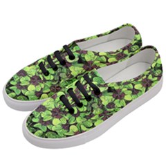 Lucky - Clover Design - Women s Classic Low Top Sneakers by WensdaiAmbrose