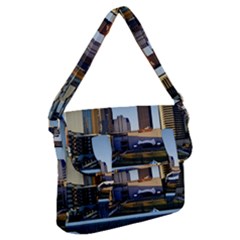 Columbus Skyline Buckle Messenger Bag by Riverwoman