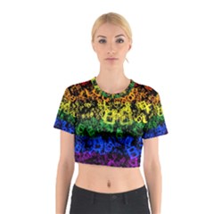 Lgbt Pride Rainbow Gay Lesbian Cotton Crop Top by Pakrebo