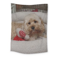 Cockapoo In Dog s Bed Medium Tapestry by pauchesstore