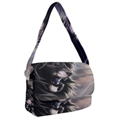 Angry Lion Digital Art Hd Courier Bag by Sudhe